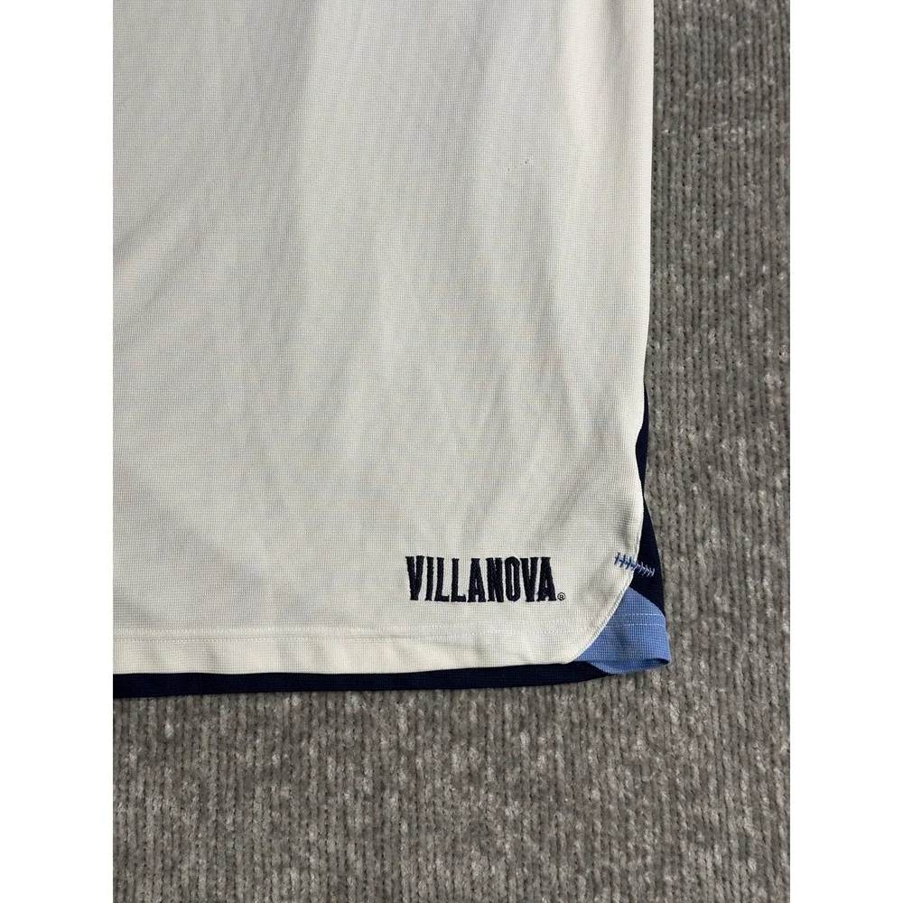 Vintage Villanova Polo Shirt Mens 2XL White Wildcats NCAA Basketball Nike Y2K